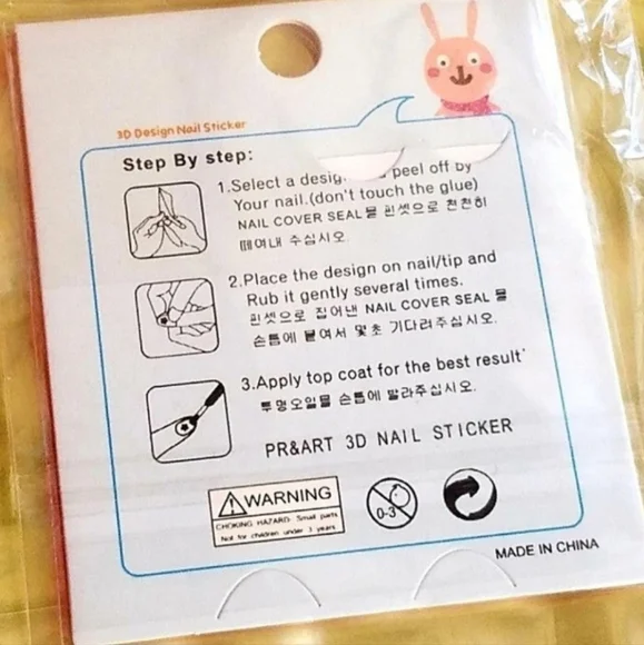 NWT Hello Kitty Nail Art Design Stickers N°1 FRIENDSHIP! - Picture 10 of 14